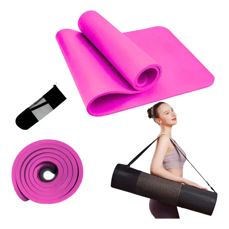 Mat De Yoga Alfombra Espesor 10mm Extra Resistente - 3