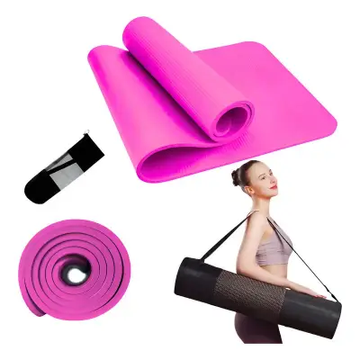 Mat De Yoga Alfombra Espesor 10mm Extra Resistente - miniatura 3