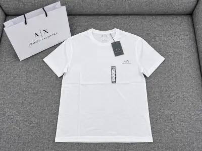 Polera Blanca Armani Exchange talla M - miniatura 1