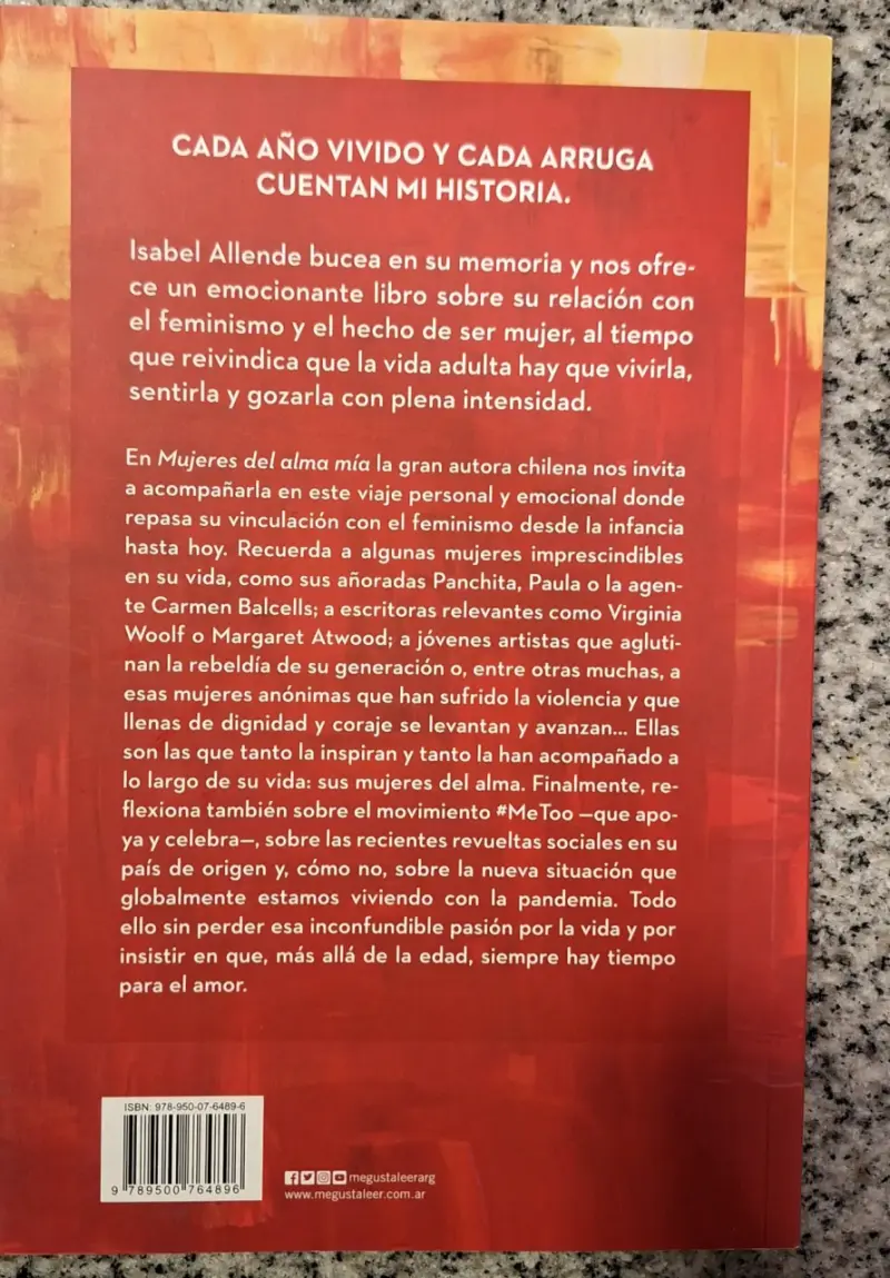Libro Mujeres del Alma Mía de Isabel Allende - 2