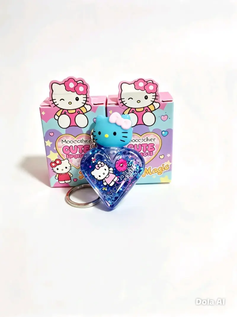 Llavero Moocchithee Cute Lip Gloss Hello Kitty