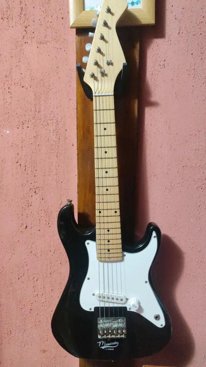 Guitarra eléctrica negra Musicaxe Nickleback - 1
