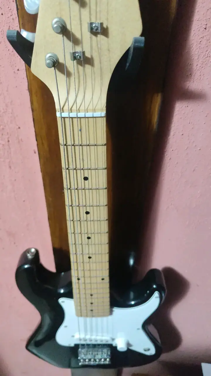 Guitarra eléctrica negra Musicaxe Nickleback - 5