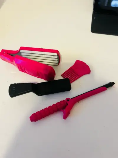 Set de accesorios de peluquería Barbie mattel - miniatura 1