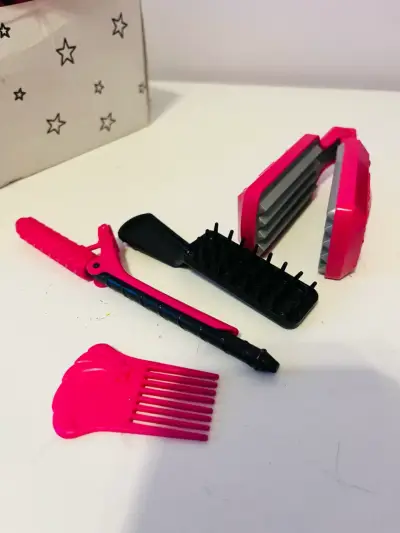 Set de accesorios de peluquería Barbie mattel - miniatura 3