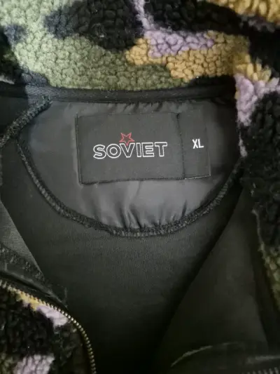 Chaqueta polar camuflada Soviet XL - miniatura 2