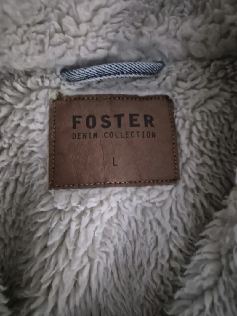 Chaqueta de mezclilla con chiporro de lana Foster - 2