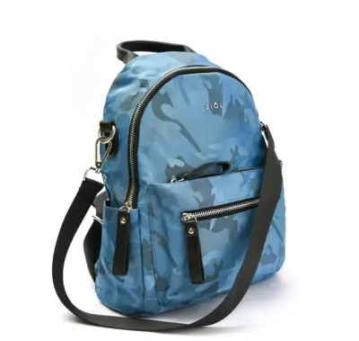 Mochila azul camuflaje Ziol con correas ajustables - miniatura 2