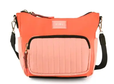 Bolso bandolera Ziol color coral - miniatura 1
