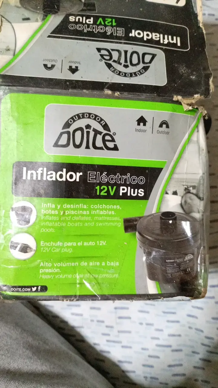 Inflador Eléctrico Doite 12V Plus para Auto