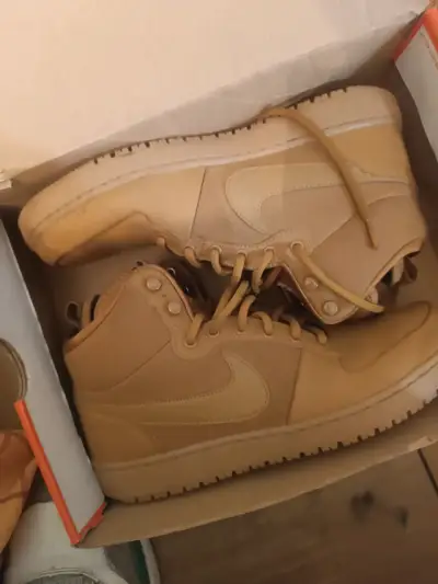 Zapatillas deportivas altas color camel Nike - miniatura 2