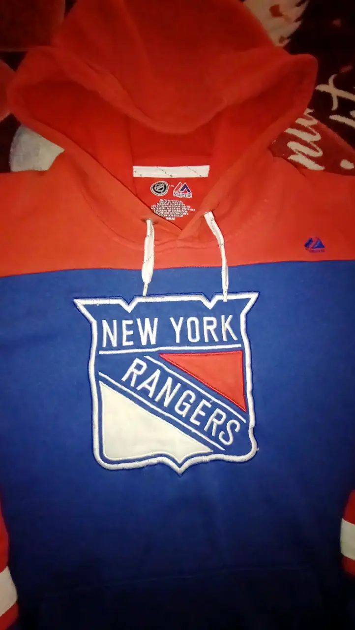 Polerón New York Rangers Hombre Azul y Rojo - 2