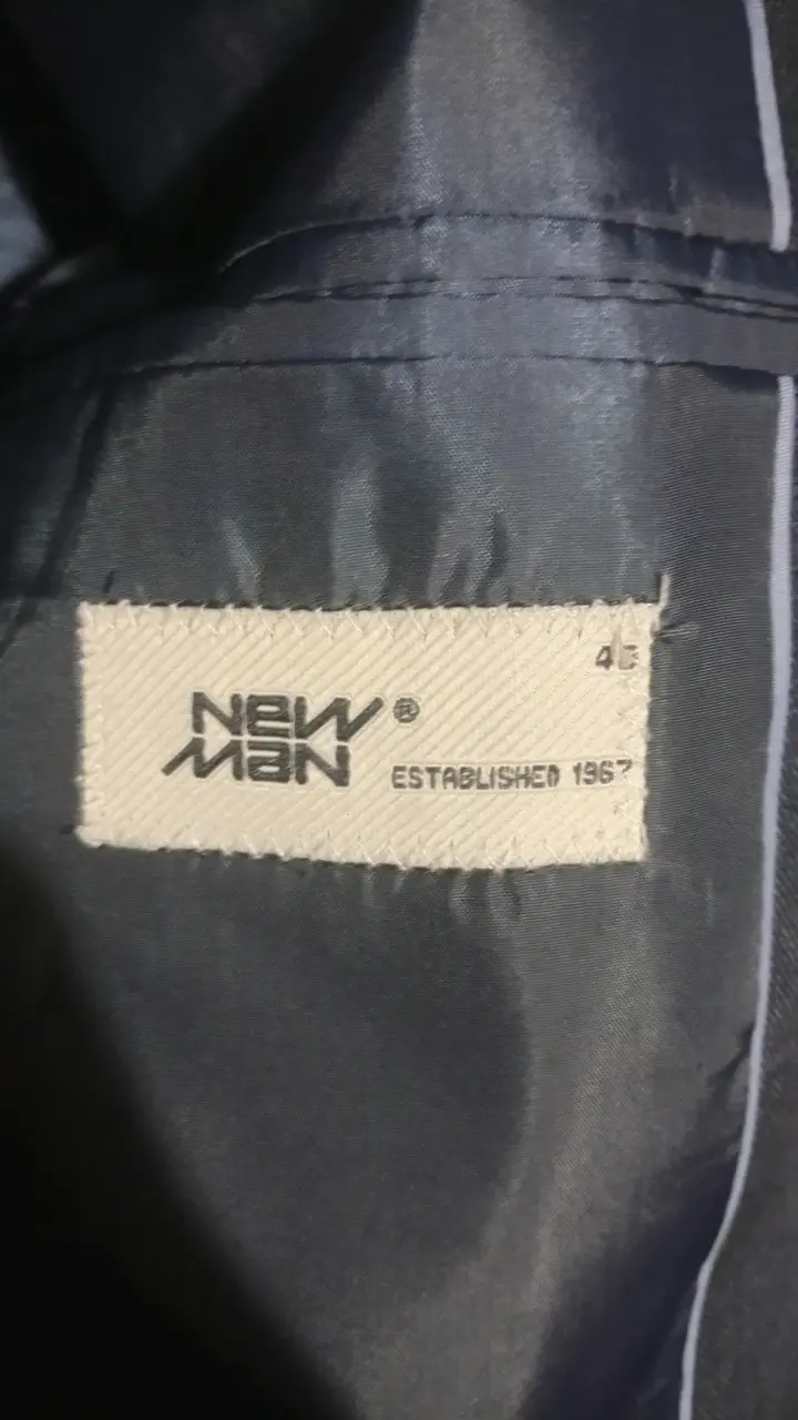 Blazer de lino azul para hombre New Man - 3