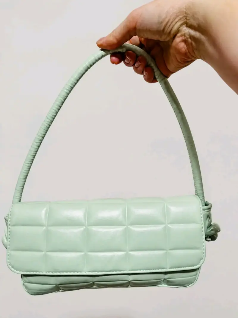 Cartera de Hombro Verde Menta