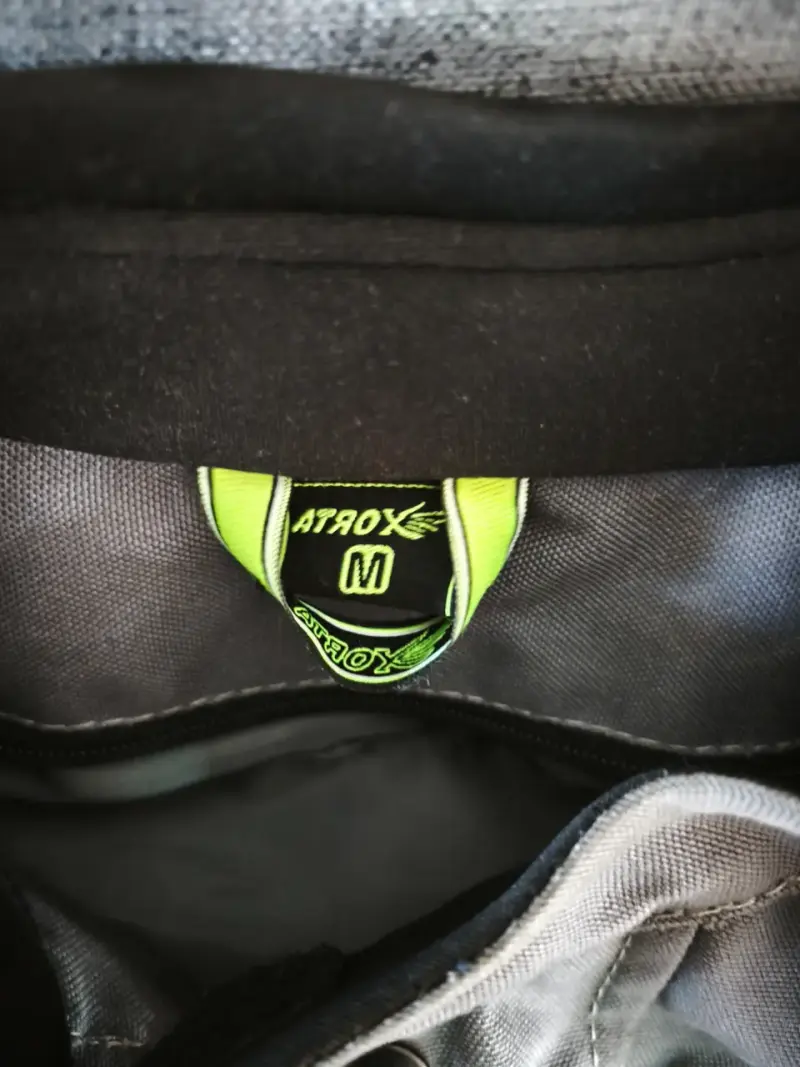 Chaqueta de moto gris Atrox con protección - 2