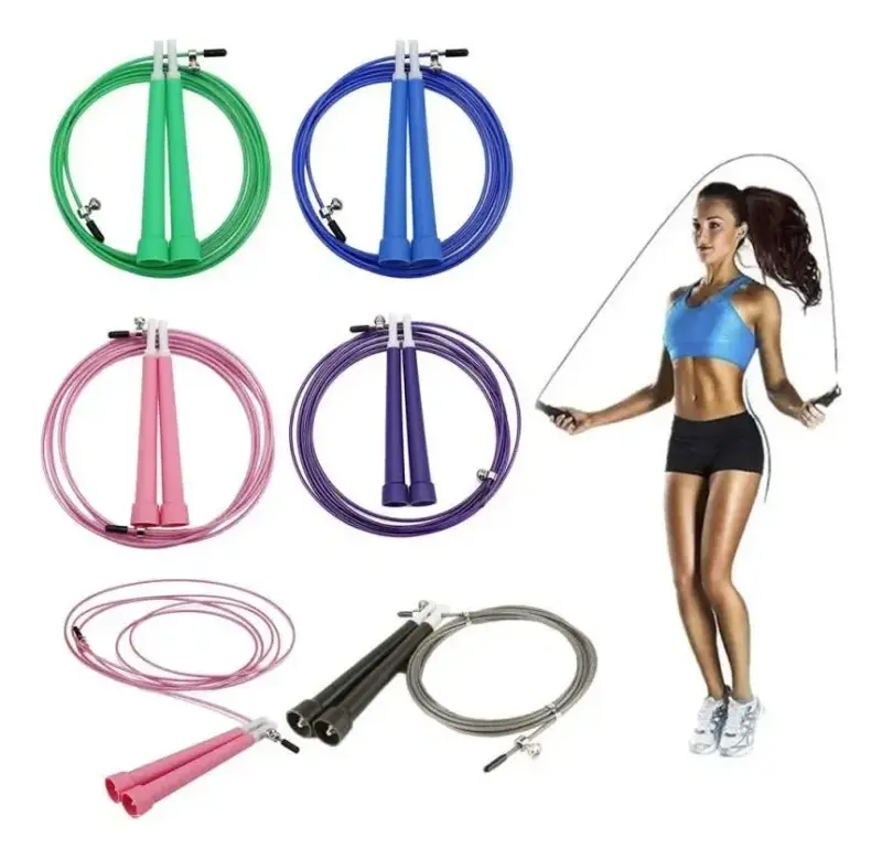 Cuerda para saltar de colores ajustable - 1