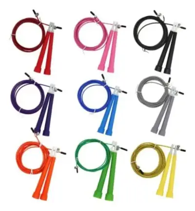 Cuerda para saltar de colores ajustable - miniatura 4