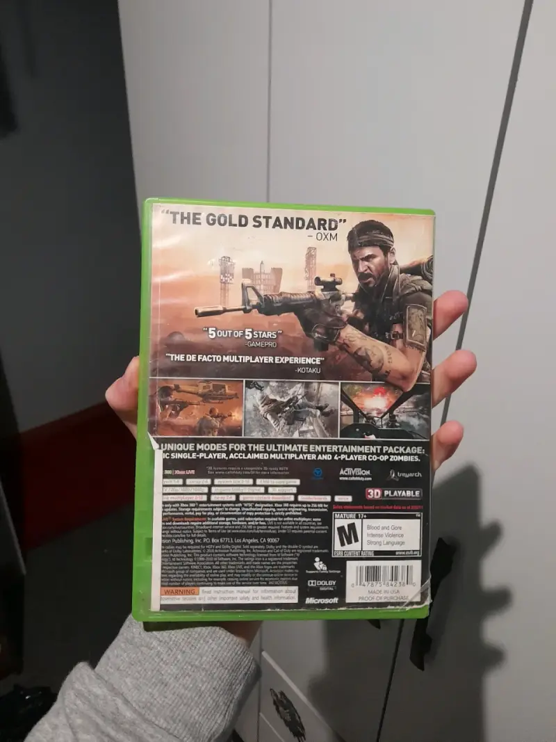Juego Xbox 360 Call of Duty Black Ops - 4