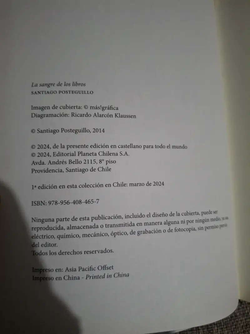 Libro 'La sangre de los libros' de Santiago Posteguillo - 3