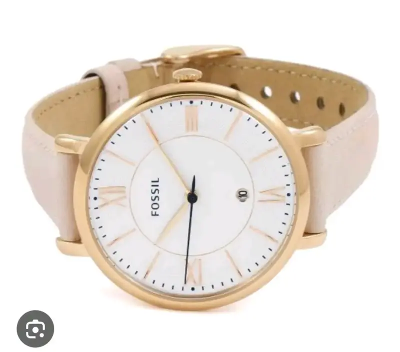 Reloj Fossil de mujer dorado y rosa - 1