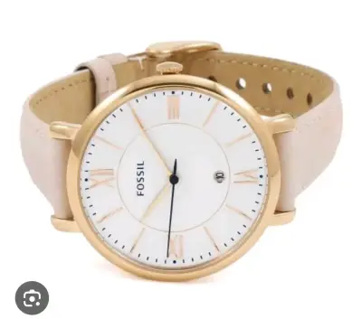 Reloj Fossil de mujer dorado y rosa - miniatura 1