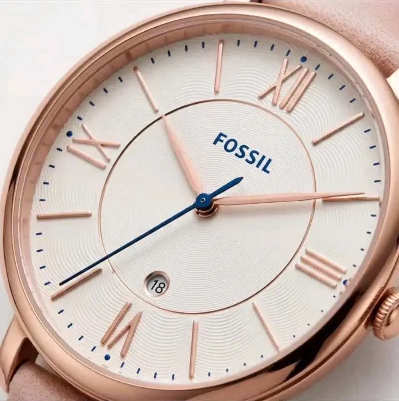 Reloj Fossil de mujer dorado y rosa - 2