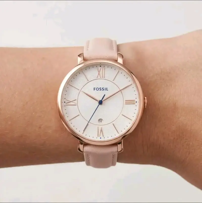 Reloj Fossil de mujer dorado y rosa - 3