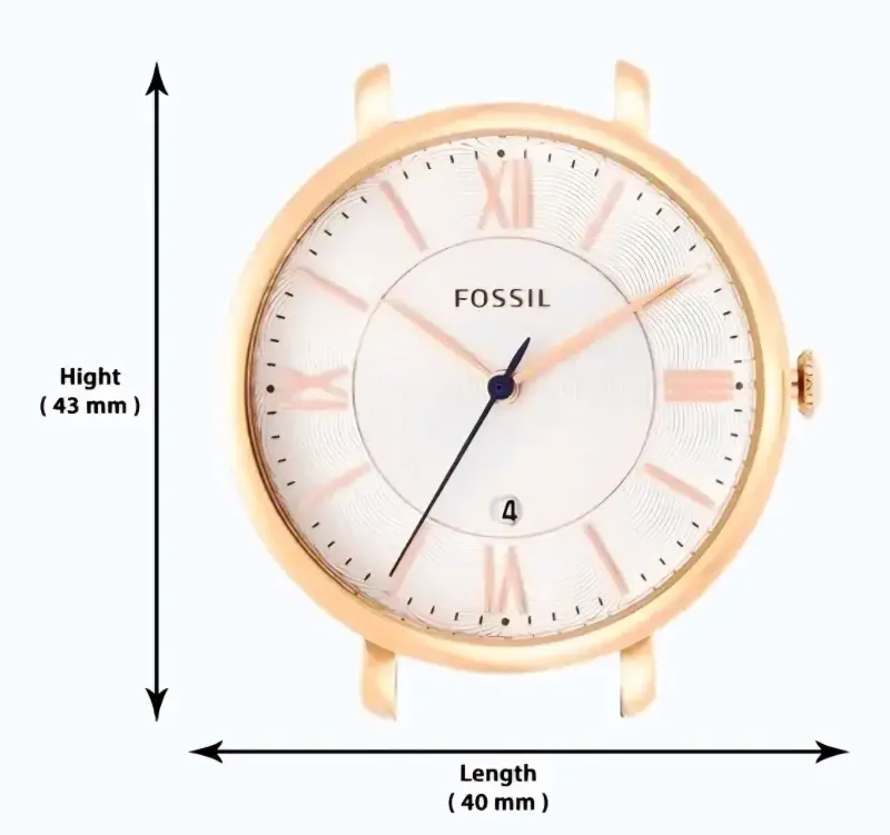 Reloj Fossil de mujer dorado y rosa - 4