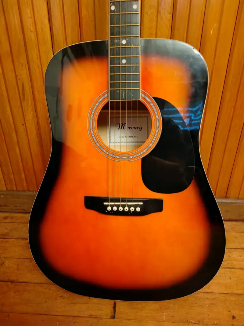 Guitarra electroacústica Mercury color sunburst - 2