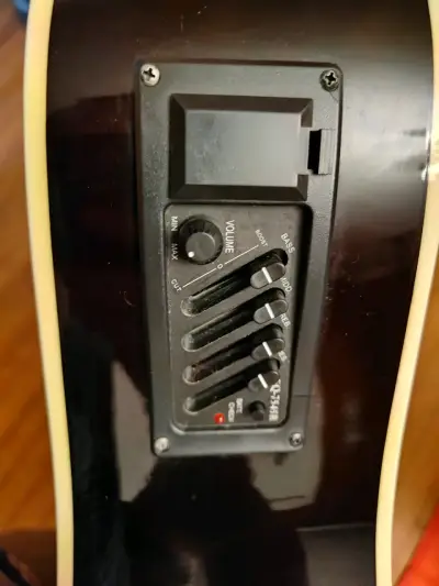 Guitarra electroacústica Mercury color sunburst - miniatura 6