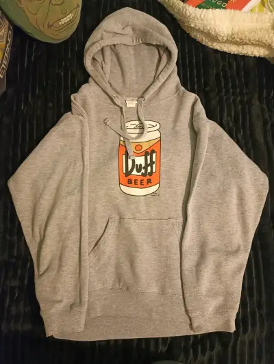 Polerón con capucha gris Duff Beer - miniatura 1