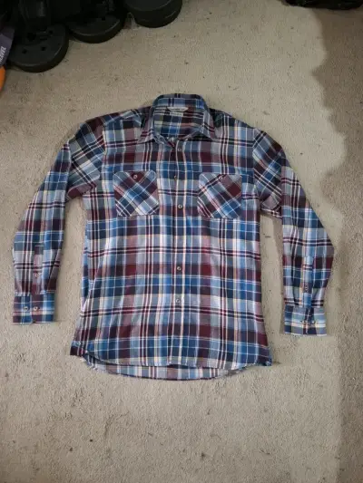 Camisa de franela a cuadros - miniatura 1