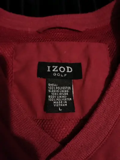 Polerón rojo Izod Golf para hombre - miniatura 3