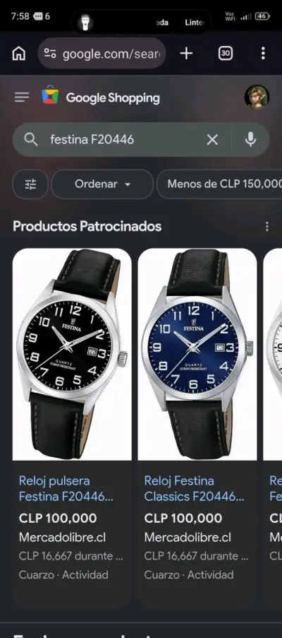 Reloj Festina F20446 de acero inoxidable - miniatura 4
