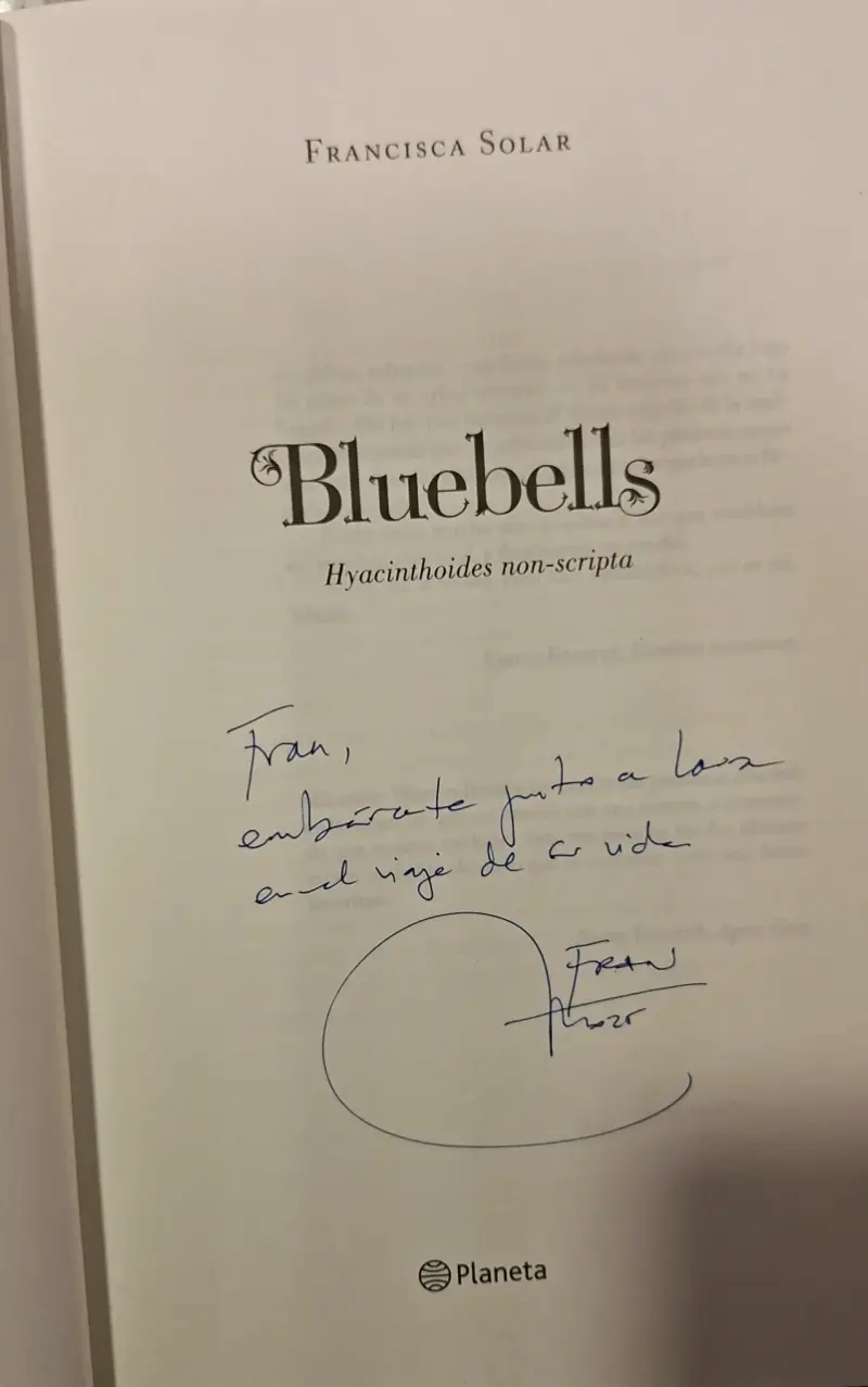 Libro Bluebells de Francisca Solar - 3