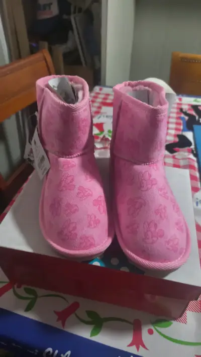 Botitas de niña Minnie Mouse rosadas - miniatura 4