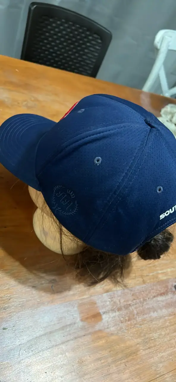 Gorra azul South Original con logo bordado - 4