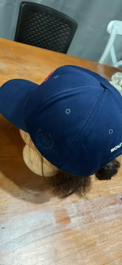 Gorra azul South Original con logo bordado - miniatura 4