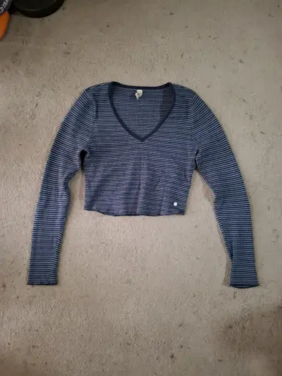 Polera manga larga a rayas azul Doo Australia - miniatura 1