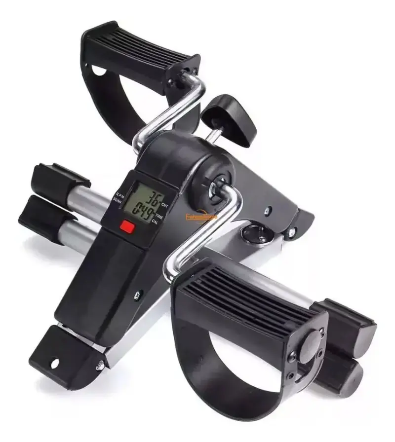 Pedalera de ejercicio con pantalla LCD y resistencia ajustable - 1