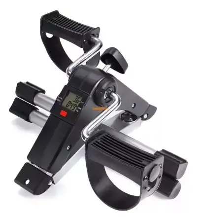 Pedalera de ejercicio con pantalla LCD y resistencia ajustable - miniatura 1