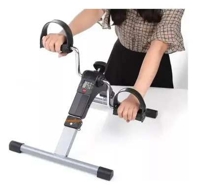Pedalera de ejercicio con pantalla LCD y resistencia ajustable - miniatura 4