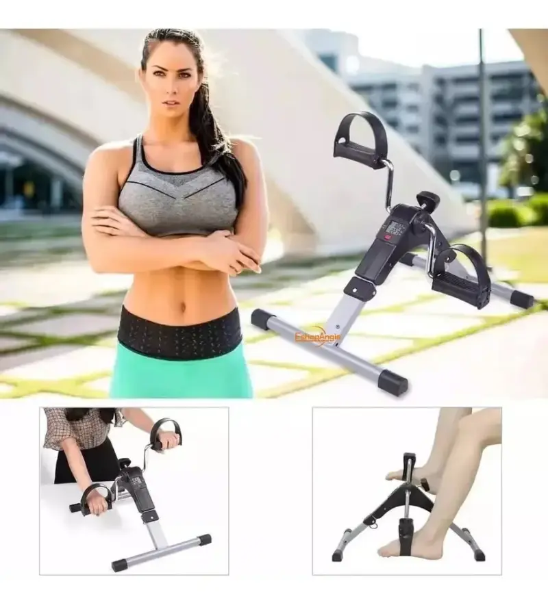 Pedalera de ejercicio con pantalla LCD y resistencia ajustable - 6