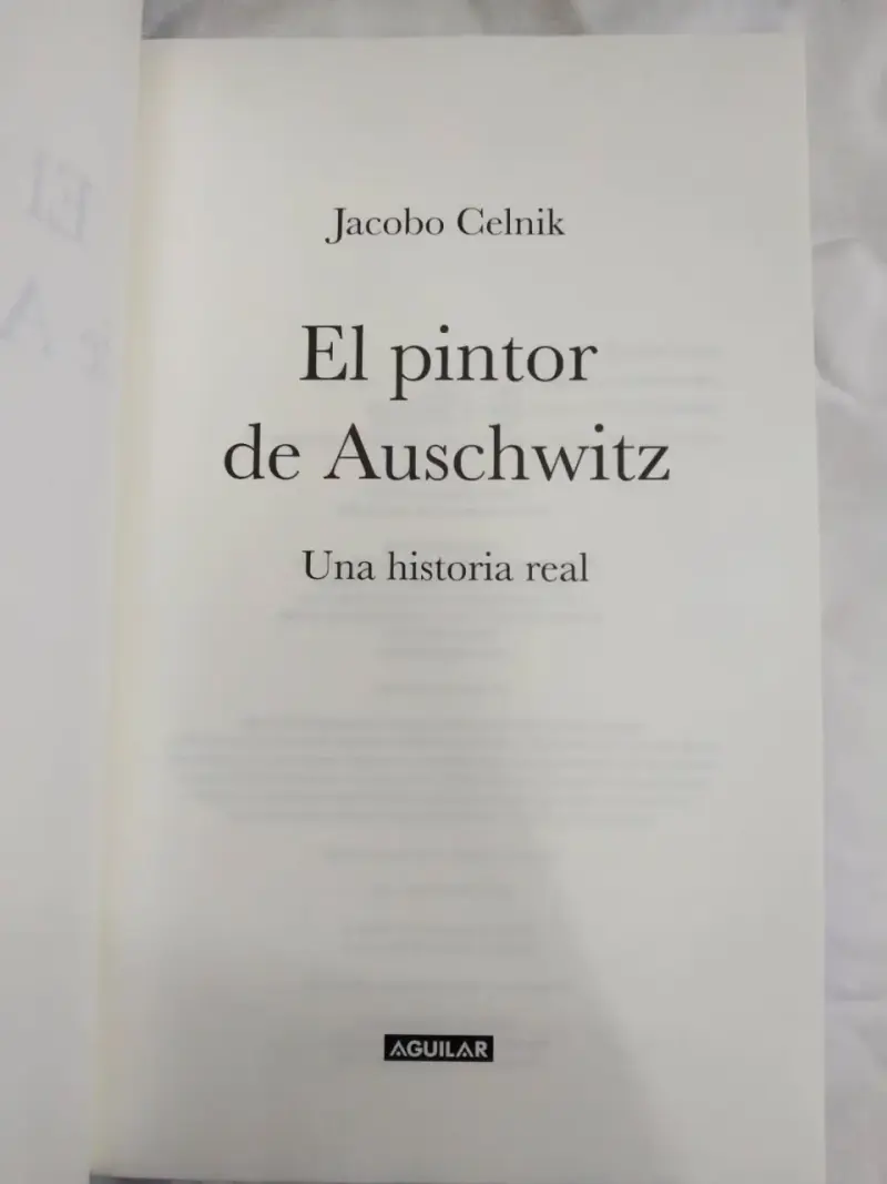 Libro 'El Pintor de Auschwitz' de Jacobo Celnik - 3