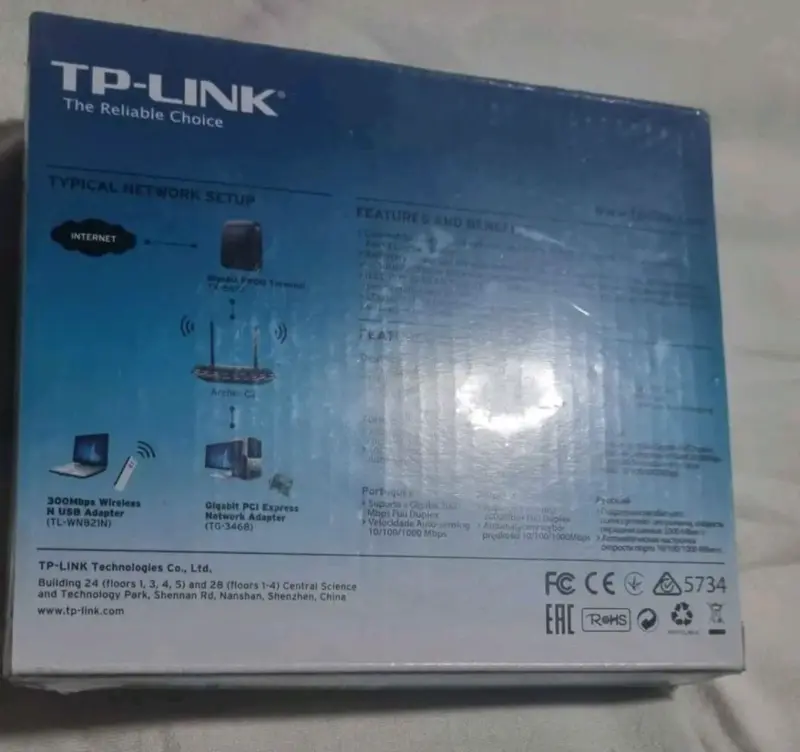 Adaptador de Red PCI Express TP-Link TG-3468 - 2