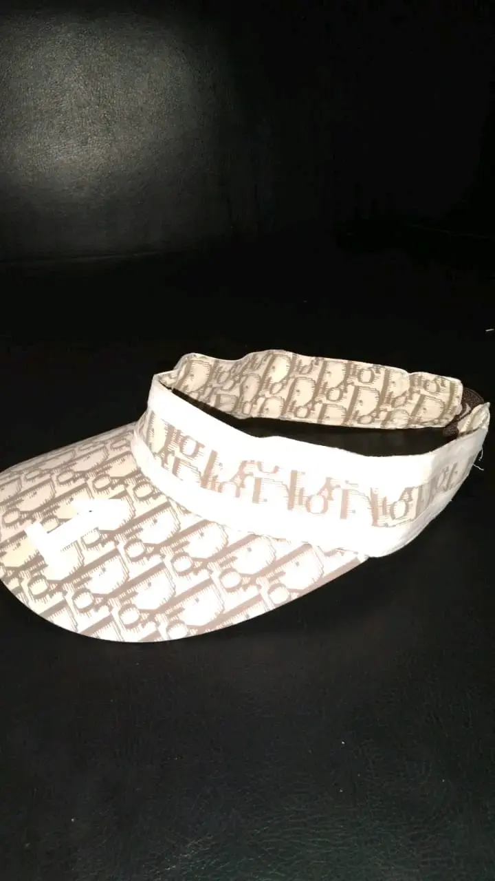 Visera deportiva estampada Dior beige - 2