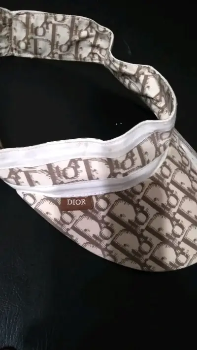 Visera deportiva estampada Dior beige - miniatura 3