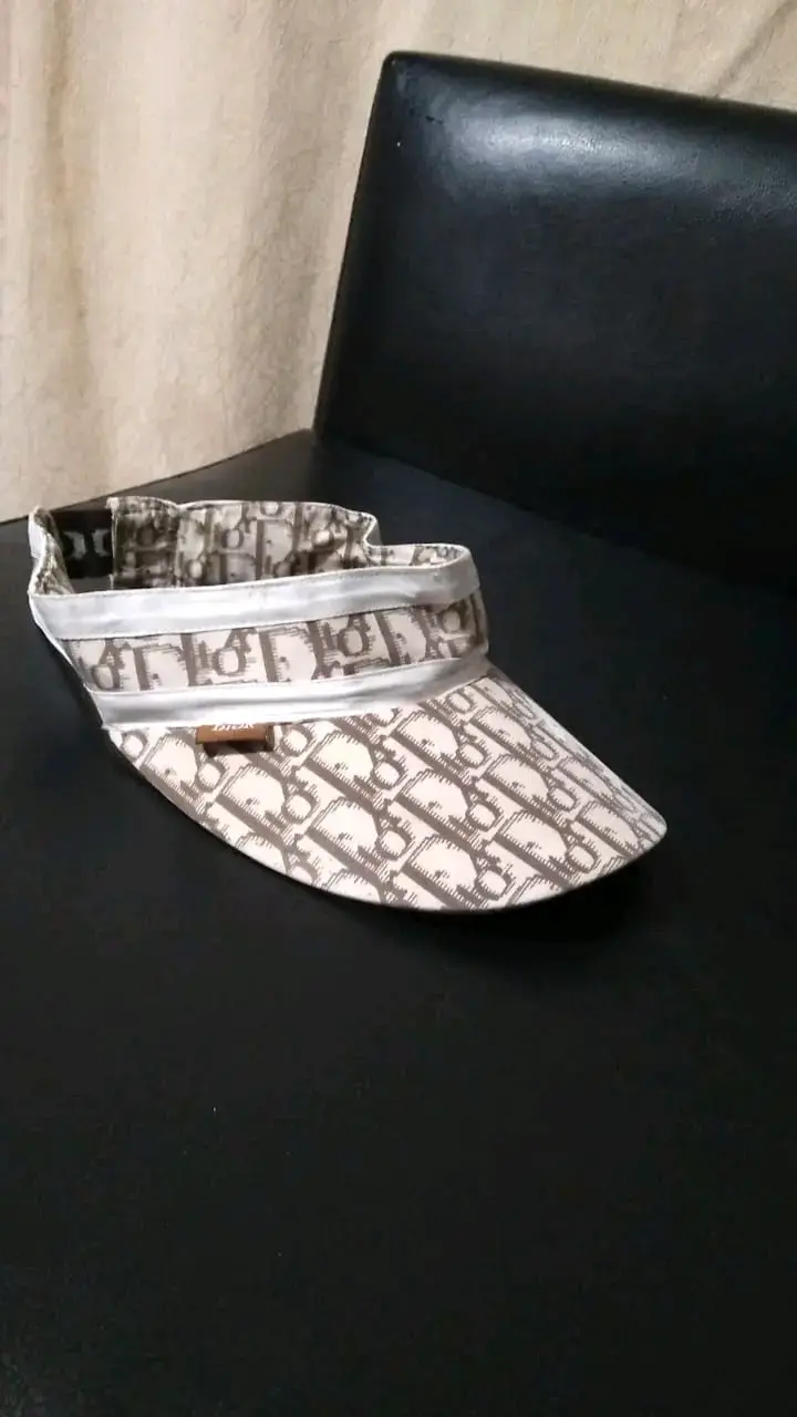Visera deportiva estampada Dior beige - 4