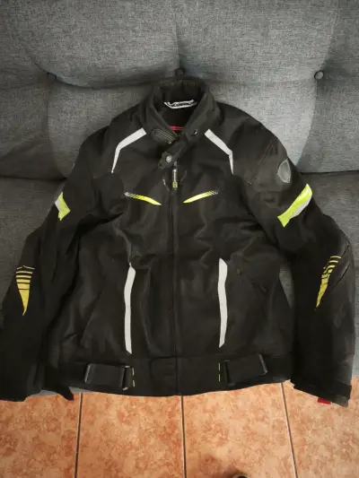 Chaqueta de moto Octane negra talla L - miniatura 1