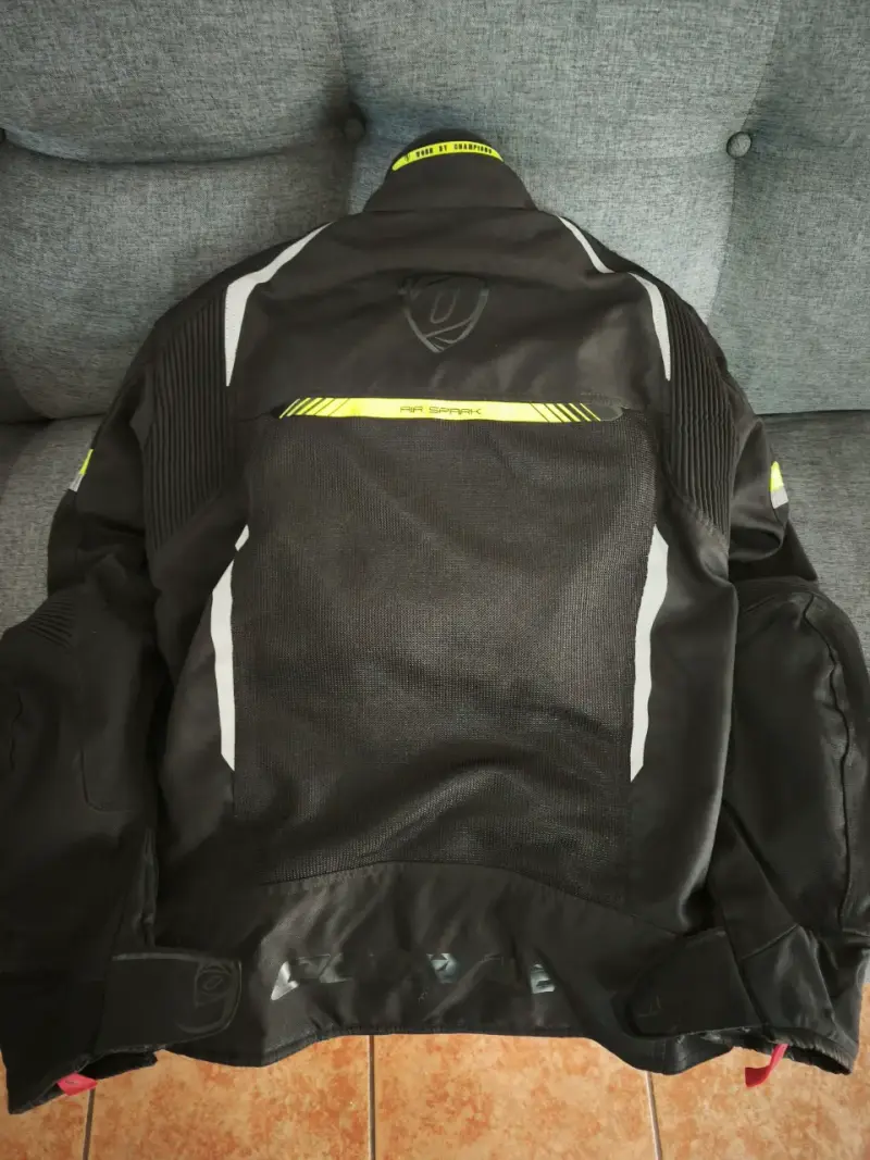 Chaqueta de moto Octane negra talla L - 3